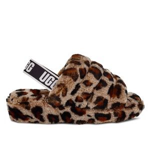 UGG Australia Fluff Yeah Leopard Slide